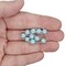 Crystal Pearl Bead Charms, Small Light Blue 6mm Dangles, 10 pieces, Adorabilities